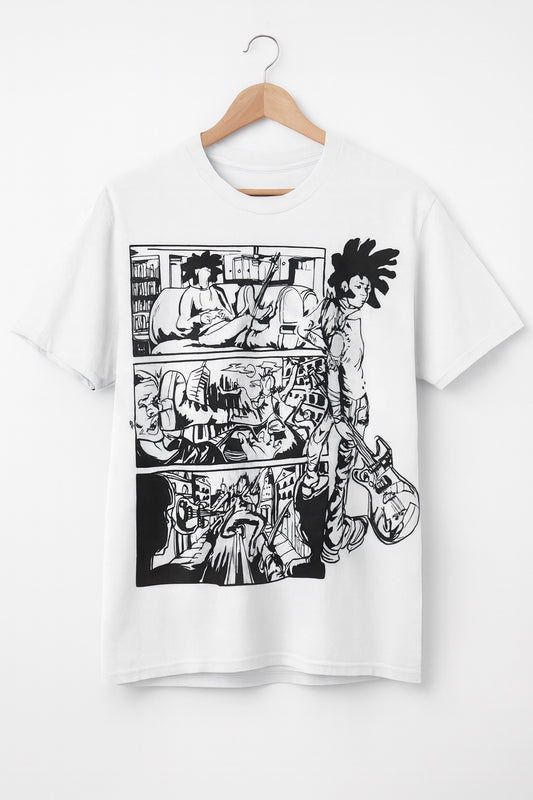 Spider Punk T-Shirt | Spider-Verse Inspired Graphic Tee | Urban Brush Exclusive Anime Streetwear